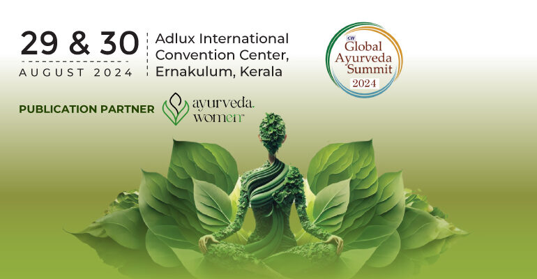 Global Ayurveda Summit 2024 Mainstreaming Ayurveda through Branding, Research, AI & Startup - Ayurveda For Women publication partners for Global Ayurveda Summit